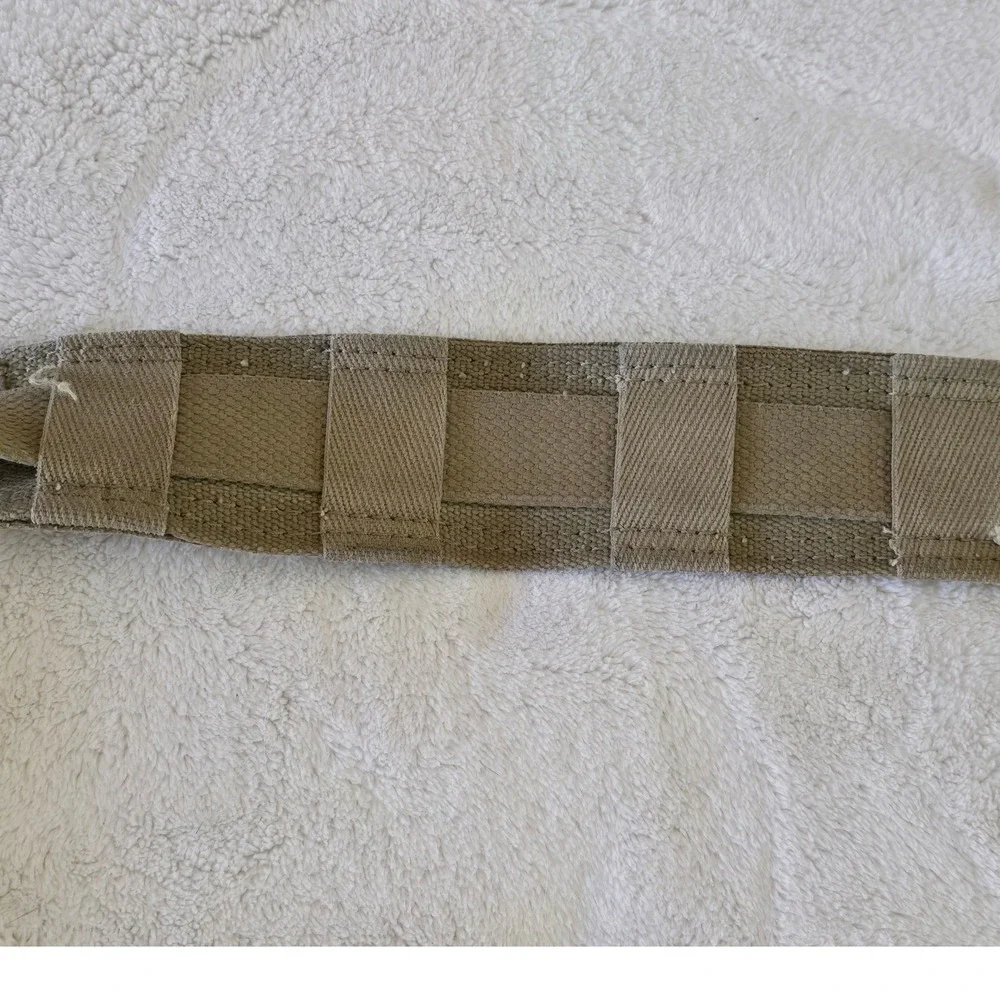 Vintage Banana Republic Messenger Bag Olive Canvas Paratrooper Made Israel Worn